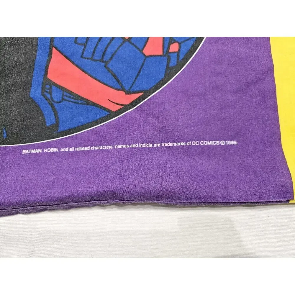 Vintage Batman & Robin, Mr. Freeze Standard Pillowcase 1996 DC Comics
